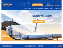 Tablet Screenshot of connecta-network.com